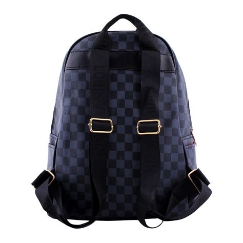 louis vuitton mens black checkered backpack|louis vuitton black checkered backpack.